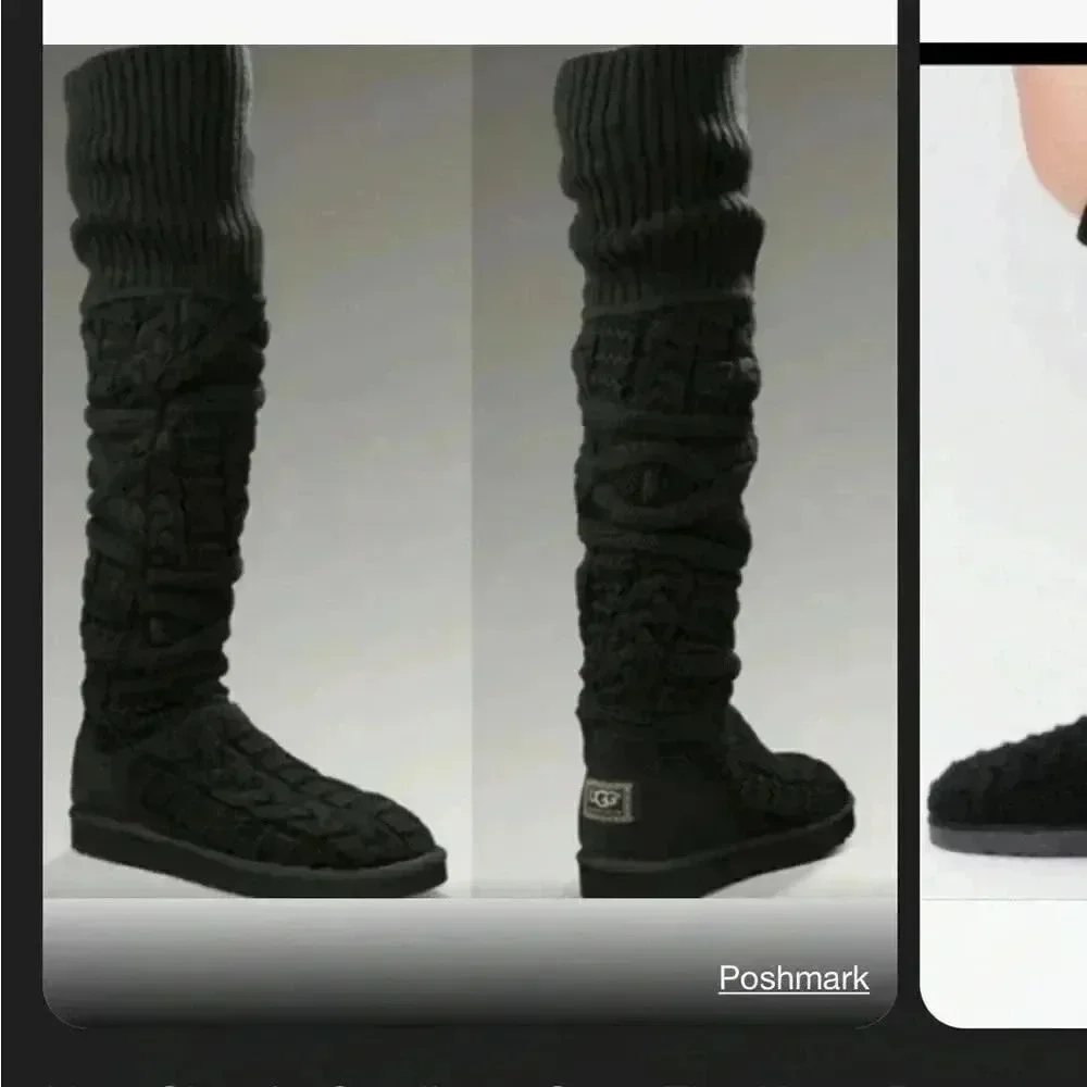 UGG Knit Over-the-Knee Boots